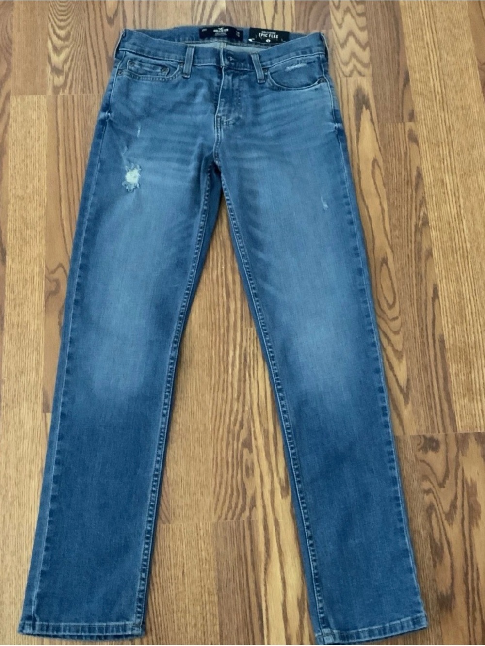 Hollister Jeans  Men's Faded Blue Slim Straight Jeans